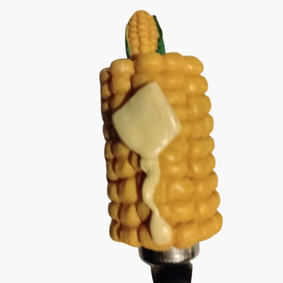 Corn Cob Holder Hors d oeuvres Pick Butter Pat Boston Warehouse - Picture 4 of 5